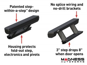 Ford Bronco Running Boards - ActionTrac Powered  